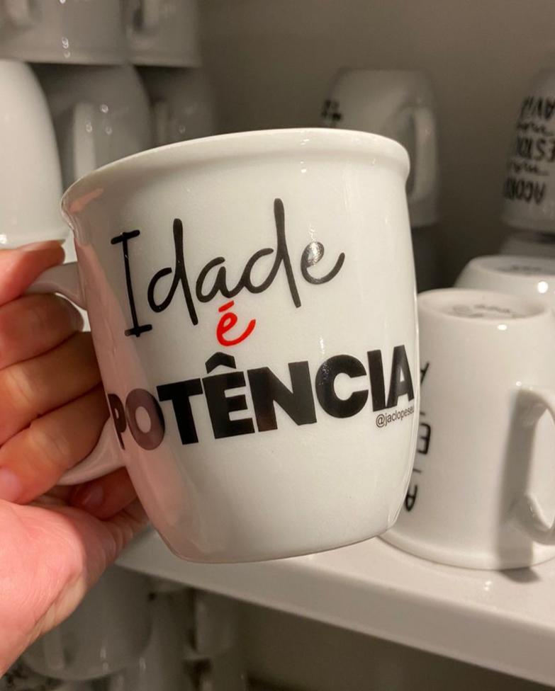 Caneca Idade é Potência